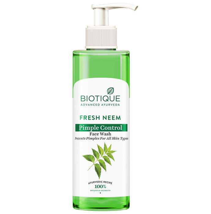 Biotique Fresh Neem Pimple Control Face Wash - Classic Derma