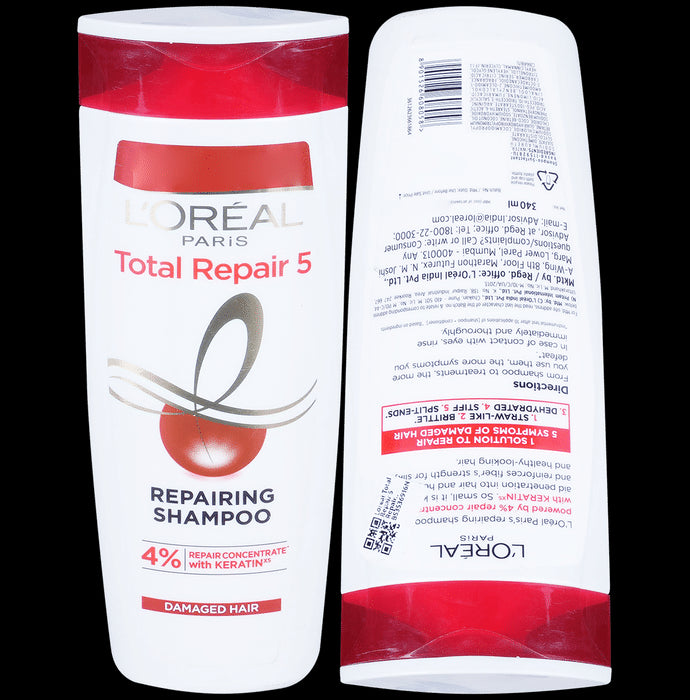 Loreal Total Repair 5 Repairing Shampoo - Classic Derma