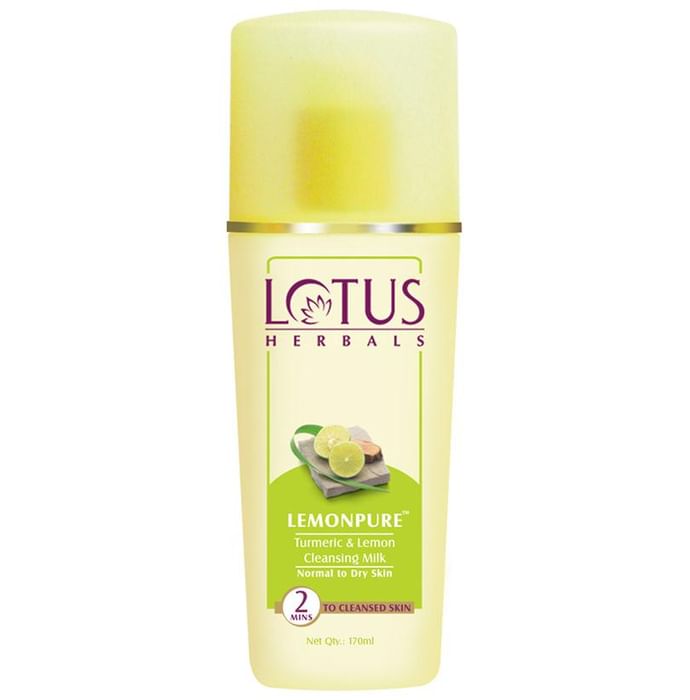 Lotus Herbals Lemonpure Turmeric & Lemon Cleansing Milk - Classic Derma