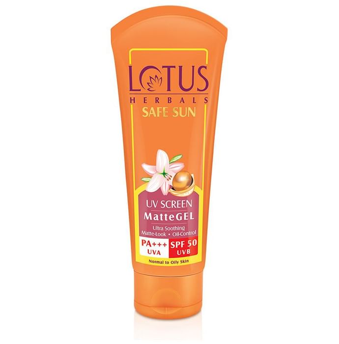 Lotus Herbals Safe Sun UV Screen Matte Gel PA+++ SPF 50 - Classic Derma