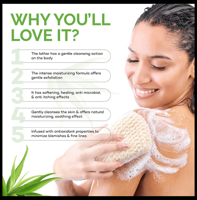 Elovera Moisturizing Body Wash with Colloidal Oatmeal & Aloe Extract | For Dry & Sensitive Skin | Paraben Free