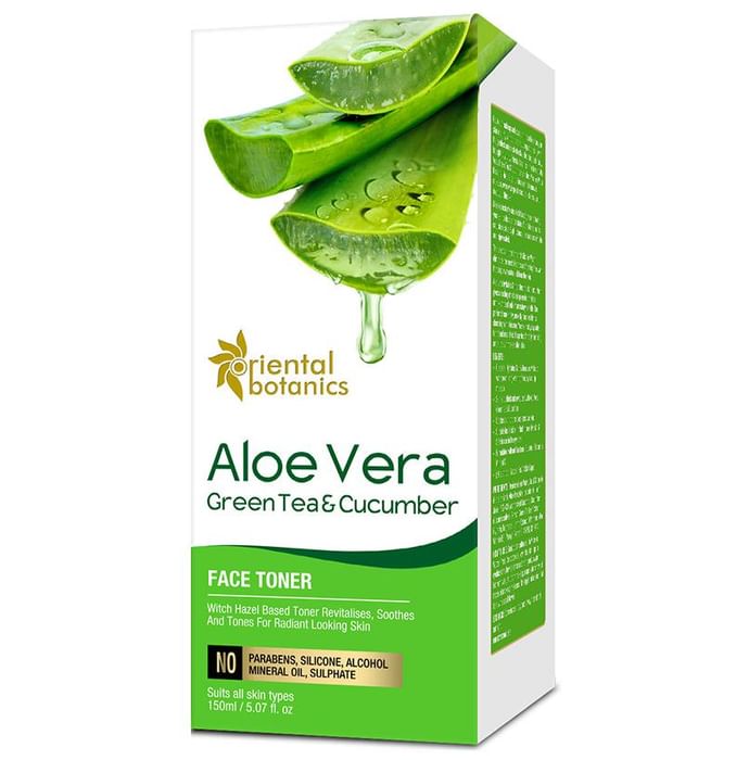 Oriental Botanics Aloe Vera Green Tea & Cucumber Face Toner - Classic Derma