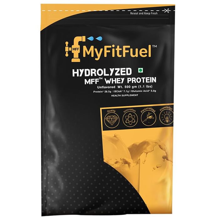 MyFitFuel Hydrolyzed Whey Protein Unflavoured - Classic Derma