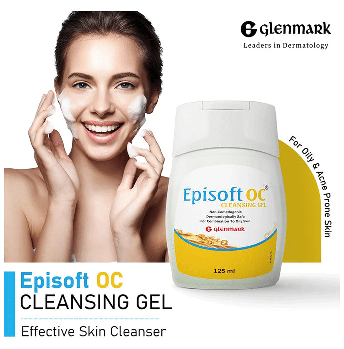 Episoft OC Cleansing Gel with Glutathione | Non Comedogenic | For Combination to Oily Skin | Derma Care