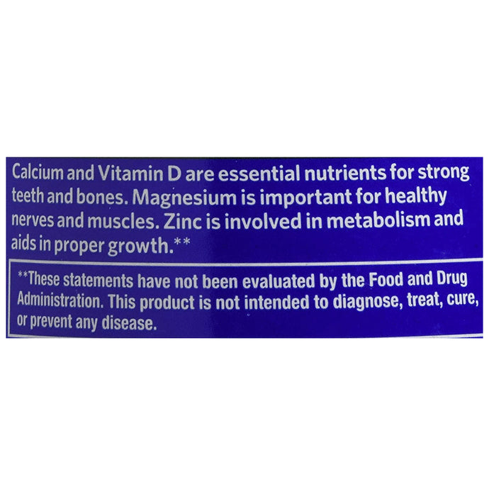 Spring Valley Calcium, Magnesium & Zinc Plus Vitamin D3 Coated Caplet