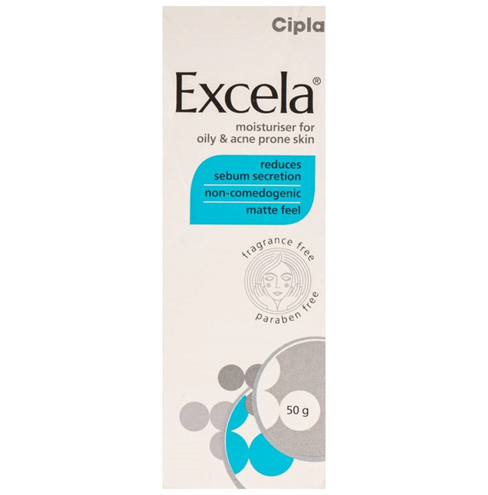 Excela Moisturiser for Oily Acne Prone Skin Non Comedogenic