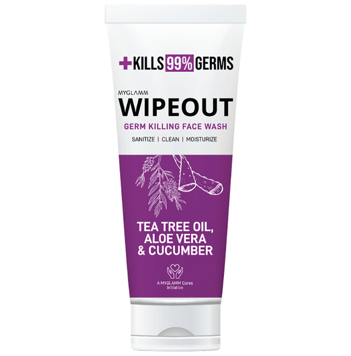 Myglamm Combo Pack of Wipeout Germ Killing Face Wash (60gm Each) - Classic Derma