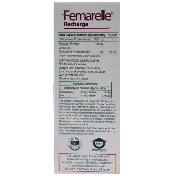 Femarelle Recharge Menopause Capsule