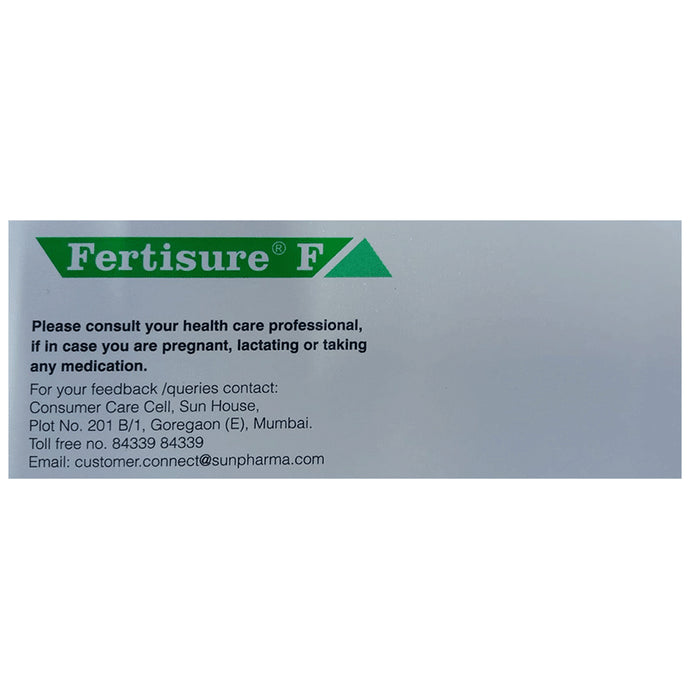 Fertisure F Nutraceutical Tablet with Amino Acids, Vitamins, Minerals & Antioxidants