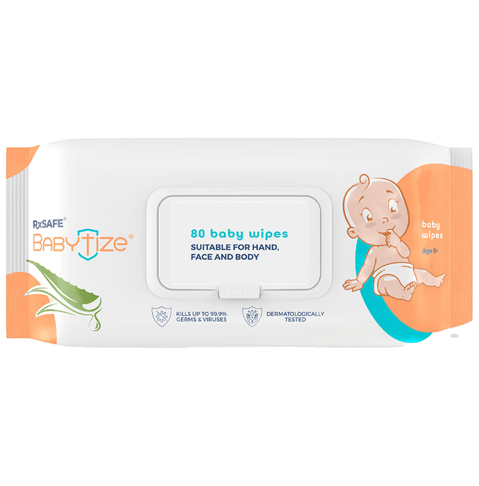 Babytize Baby Wipes (80 Each) - Classic Derma