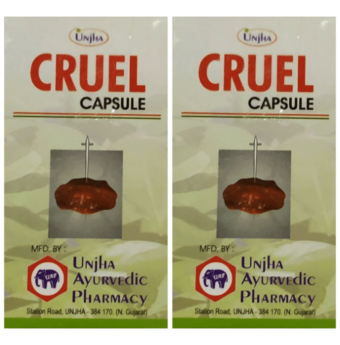 Unjha Cruel Capsule (100 Each) - Classic Derma