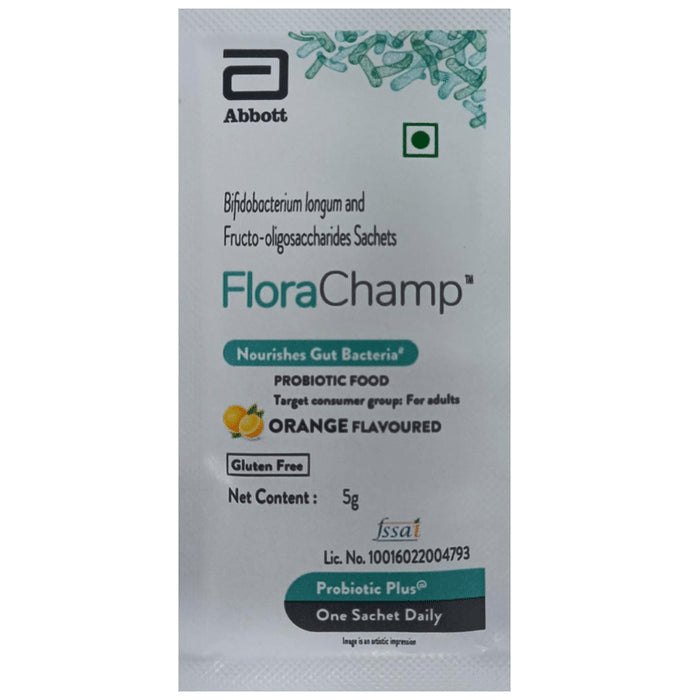 FloraChamp Sachet | Pre & Probiotic Supplement | Gluten Free | For Gut Health