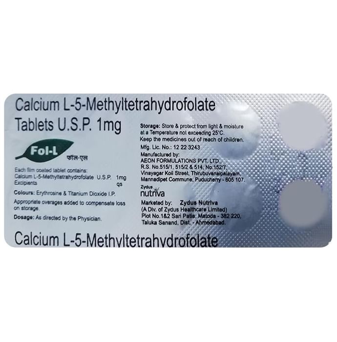 Fol-L Tablet - Classic Derma