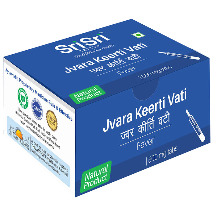 Sri Sri Tattva Tablet Jvara Keerti Vati 500mg - Classic Derma