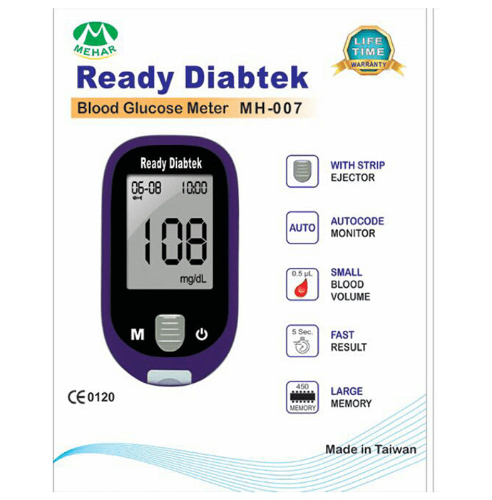 Ready Diabtek MH 007 Blood Glucose Monitor - Classic Derma