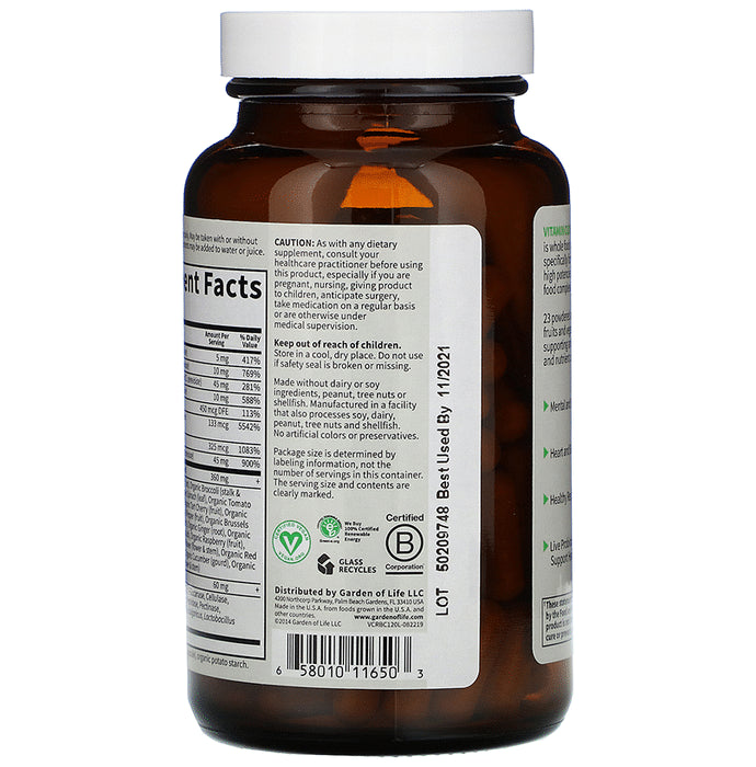 Garden of Life Vitamin Code Raw B-Complex Vegan Capsule | For Energy & Metabolism