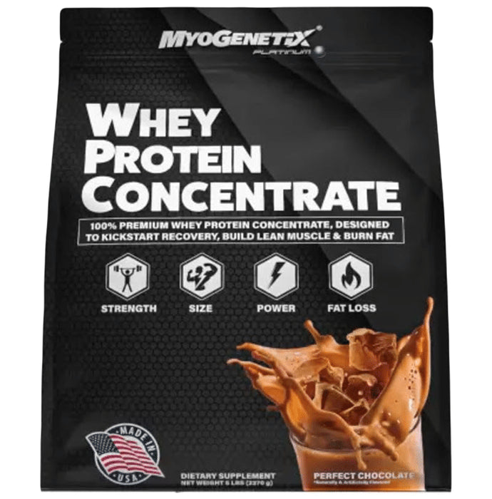 Myogenetix Whey Protein Concentrate Platinum Series Powder Chocolate - Classic Derma