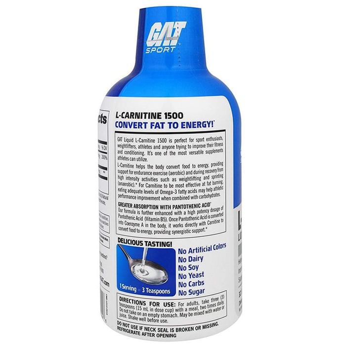 GAT Sport L-Carnitine Drink Green Apple