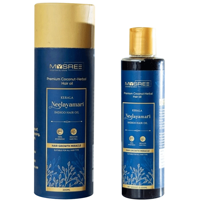 Mysree Neelayamari Indigo Hair Oil (200ml Each) - Classic Derma