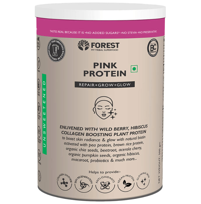 Forest Pink Protein Unsweetened - Classic Derma