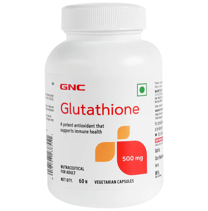GNC Glutathione 500mg Vegetarian Capsule