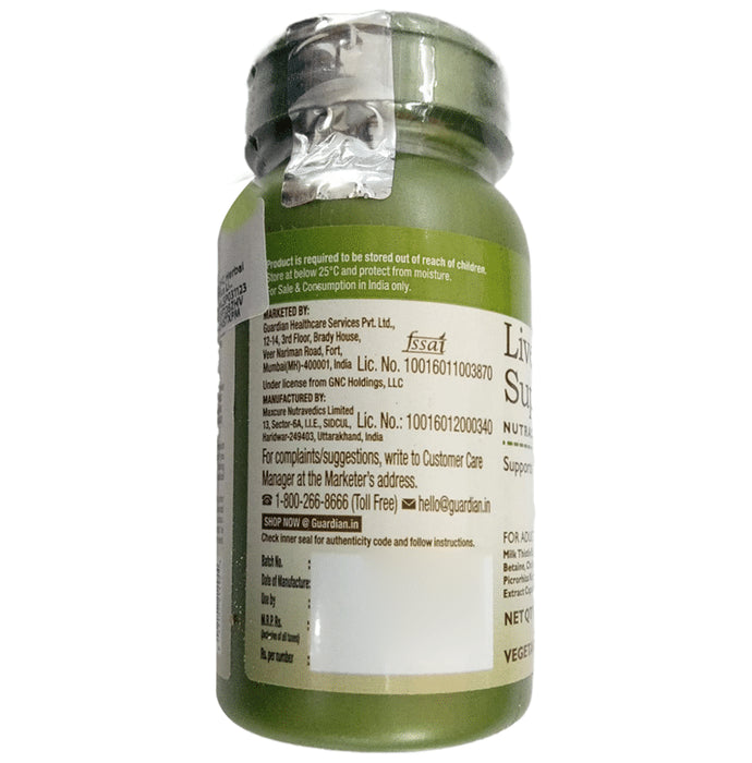 GNC Herbal Plus Liver Support Vegetarian Capsule