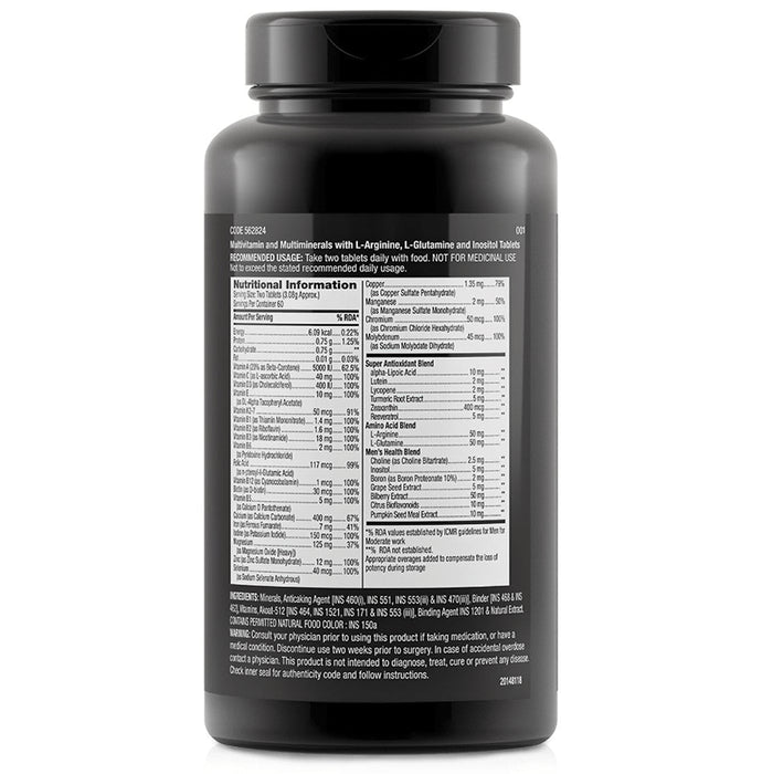 GNC Mega Men with Multivitamin and Multimineral for Heart, Energy & Antioxidant Support | Tablet