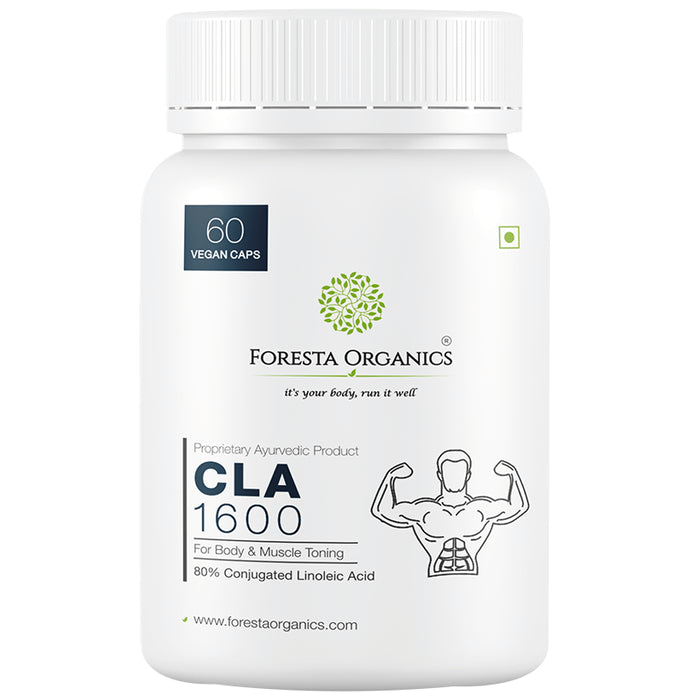 Foresta Organics CLA 1600 with 80% Conjugated Linoleic Acid Vegan Capsule - Classic Derma