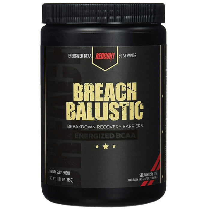 Redcon1 Breach Ballistic Energized BCAA Strawberry Kiwi - Classic Derma