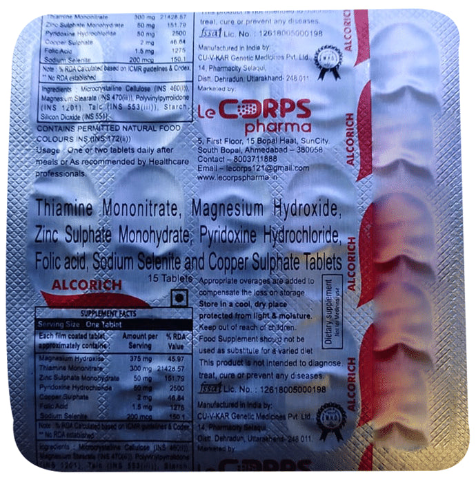 Alcorich Tablet - Classic Derma