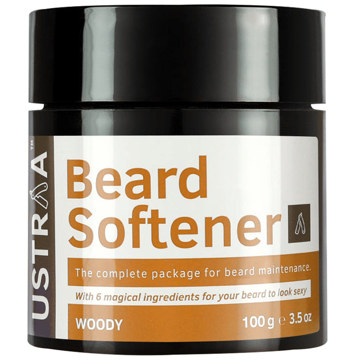 Ustraa Beard Softener Woody - Classic Derma
