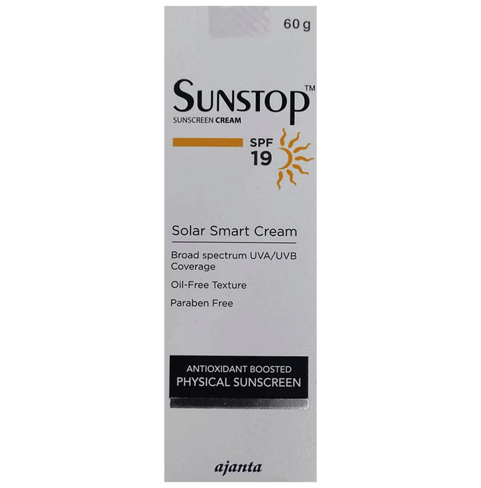 Sunstop 19 Sunscreen | Broad Spectrum UVA/UVB Protection | Oil & Paraben Free Cream - Classic Derma