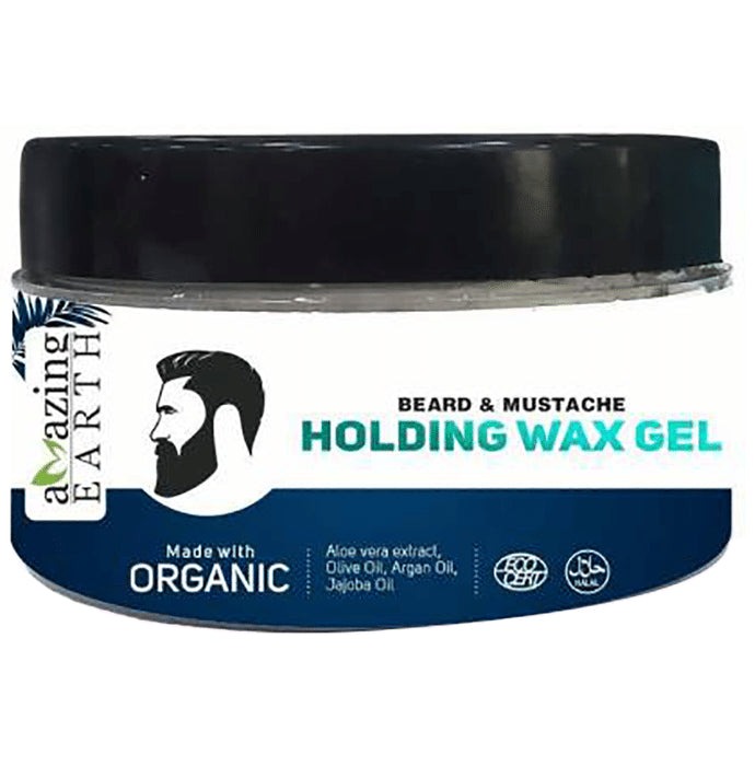 Amazing Earth Beard & Mustache Holding Wax Gel - Classic Derma