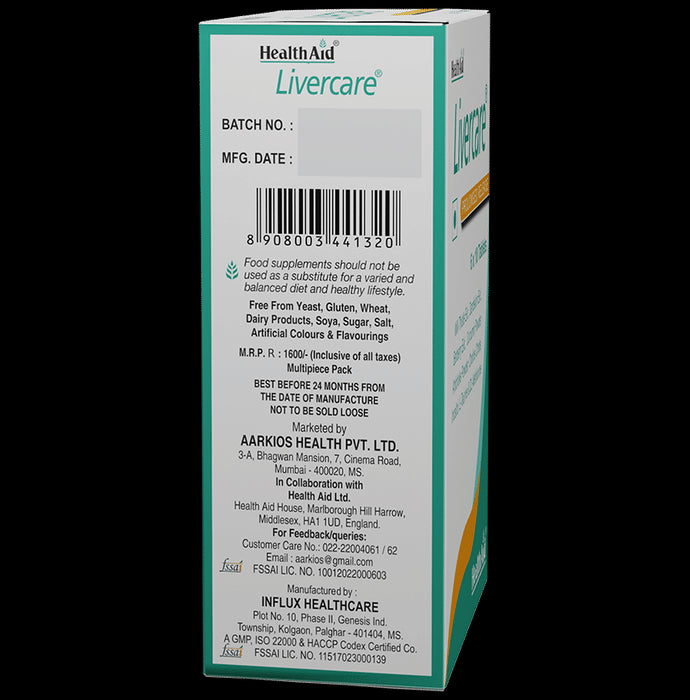 HealthAid Livercare Tablet (10 Each)