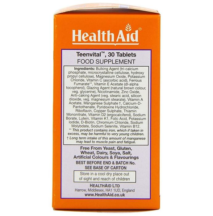 Healthaid Teenvital Multivitamin & Minerals Tablet