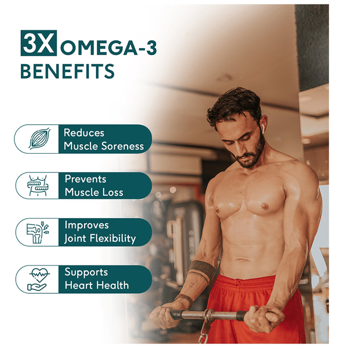 Healthkart HK Vitals Triple Strength Fish Oil Soft Gelatin Capsule