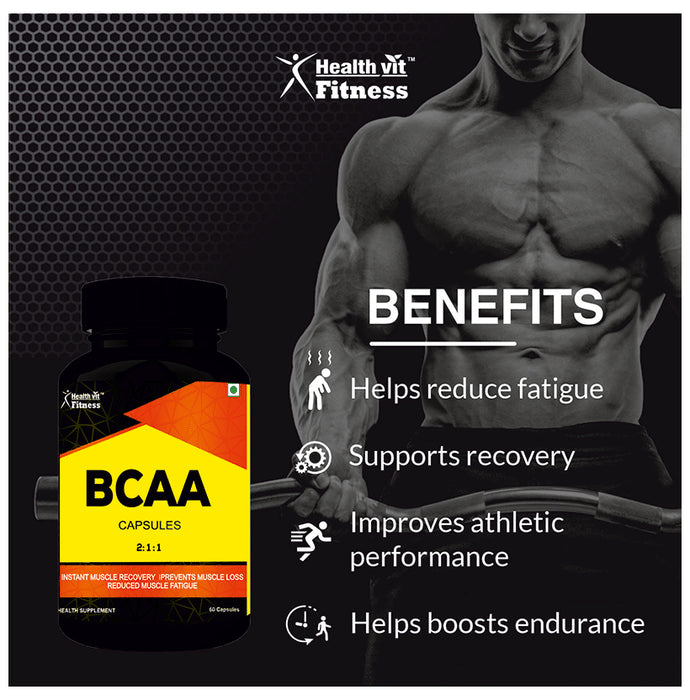 HealthVit BCAA 2:1:1 1000mg Capsule