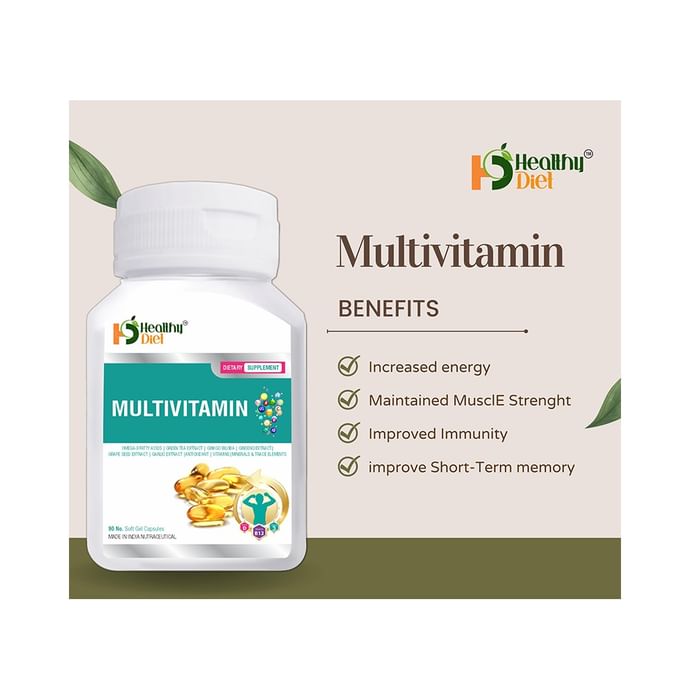 Healthy Diet Multivitamin Soft Gel Capsule