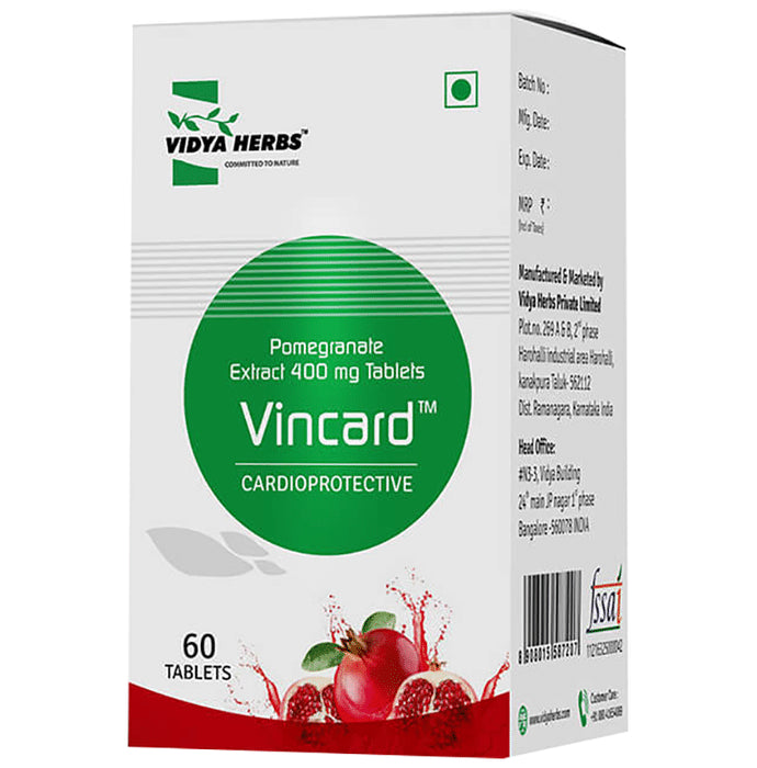 Vidya Herbs Vincard Cardioprotective Tablet - Classic Derma