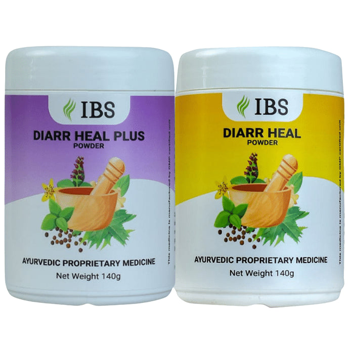 Combo Pack of IBS Diarr Heal Plus Powder & Diarr Heal Powder (140gm Each) - Classic Derma