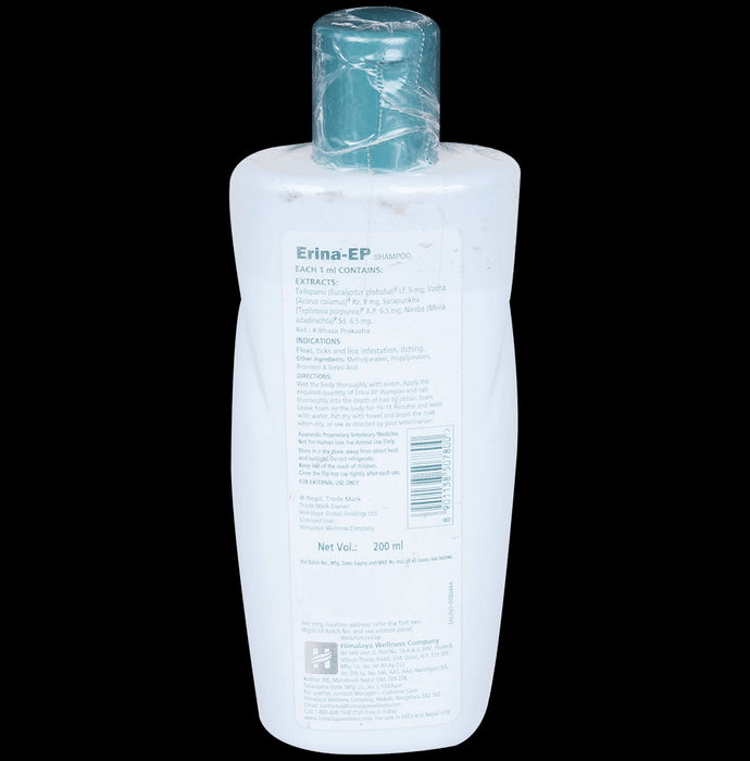 Himalaya Pet Care Himalaya Erina-EP Tick and Flea Control Shampoo (For Pets) Lemon Fragrance