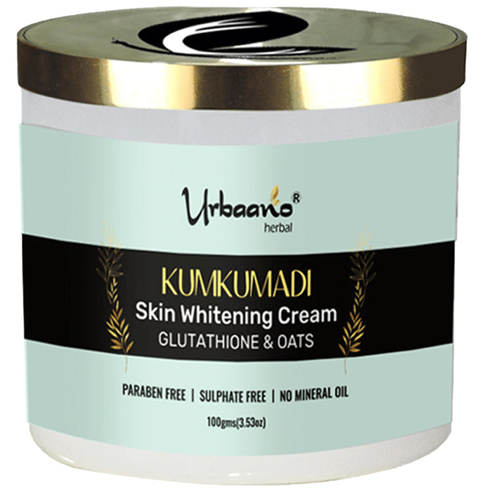 Urbaano Herbal Kumkumadi Cream Skin Whitening Glutathione & Oats - Classic Derma