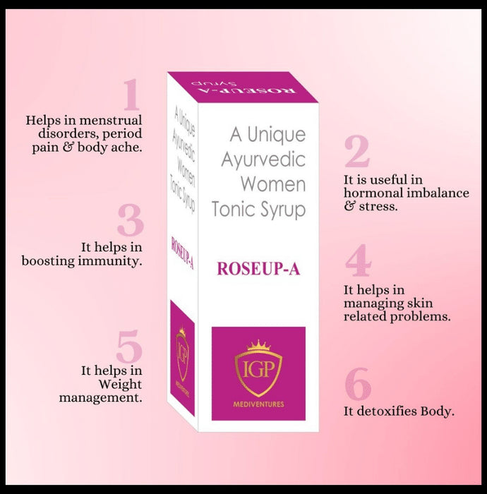 IGP Mediventures Roseup-A Tonic Syrup