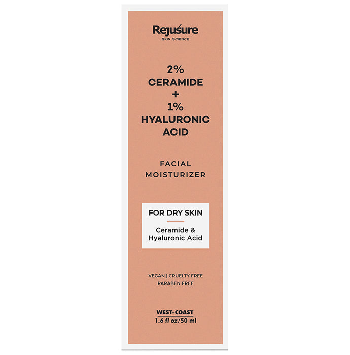 Rejusure 2% Ceramide + 1% Hyaluronic Acid Facial Moisturizer - Classic Derma