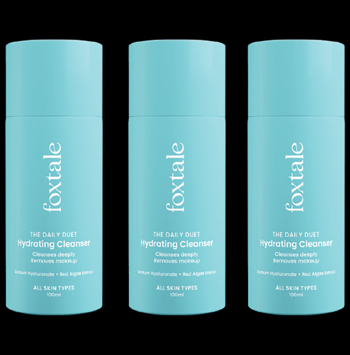 Foxtale The Daliy Duet Hydrating Cleanser (100ml Each) - Classic Derma