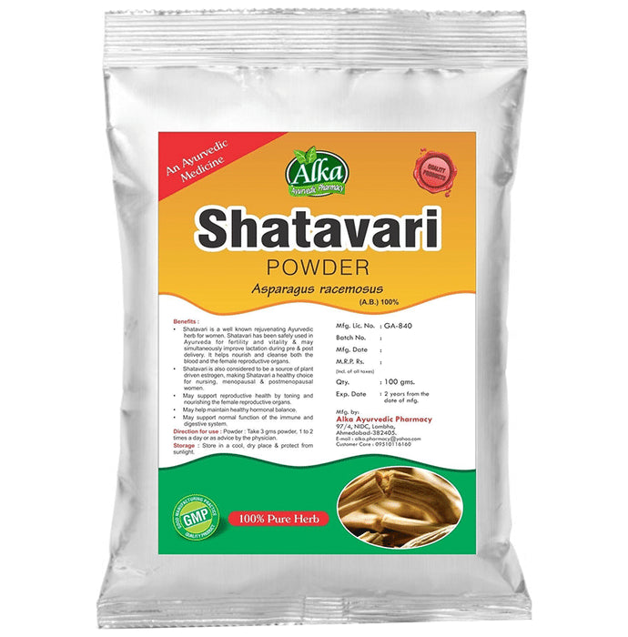 Alka Ayurvedic Pharmacy Shatavari Powder - Classic Derma