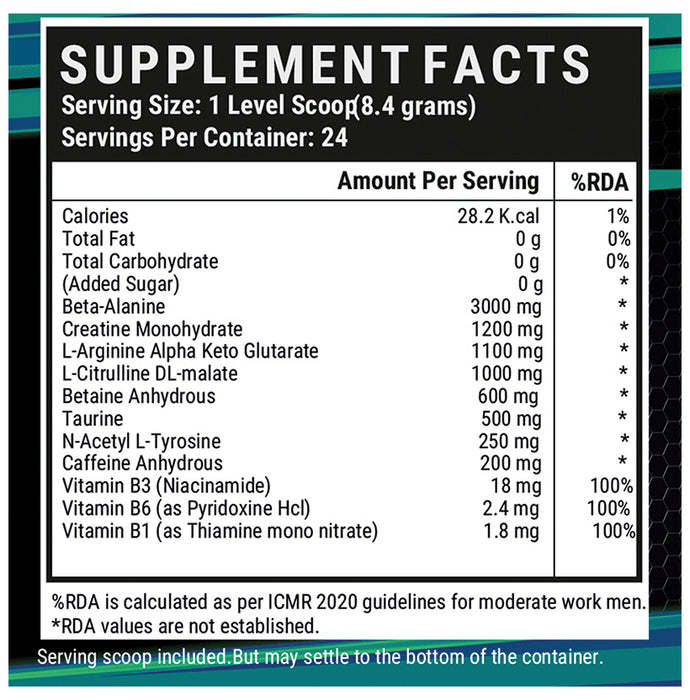 Inlife Pre Workout Pineapple