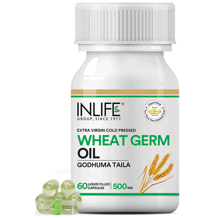 Inlife Wheat Germ Oil 500mg Capsule