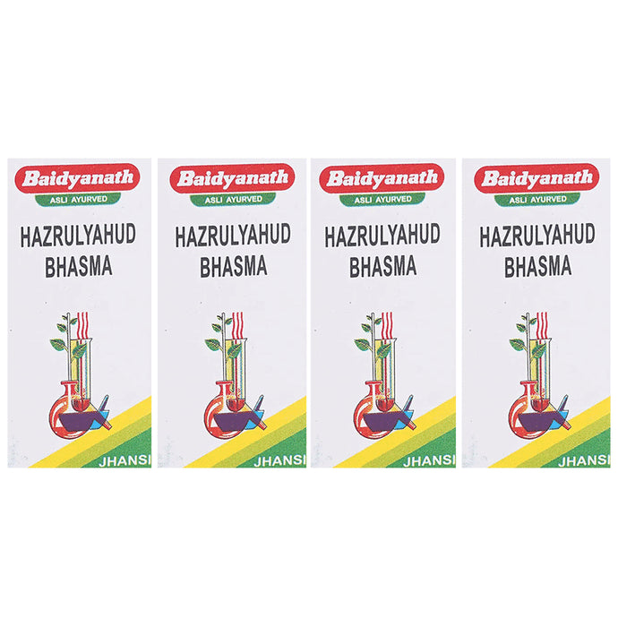 Baidyanath (Jhansi) Hazrulyahud Bhasma (10gm Each) - Classic Derma