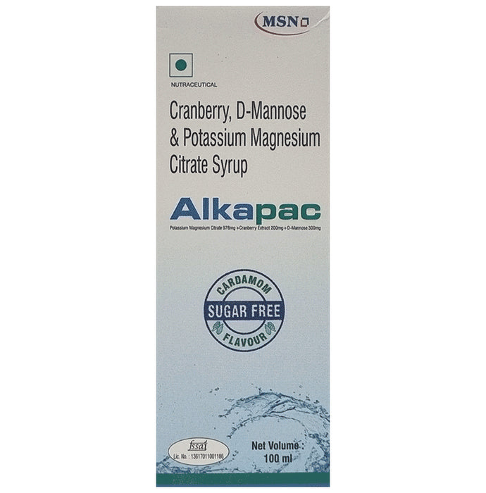 Alkapac Syrup Cardamom Sugar Free - Classic Derma